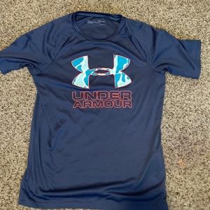 Gray Under Armour shirt, boys